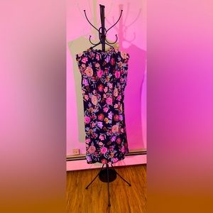 🌸 Tommy Hilfiger Floral Black Dress 🌺